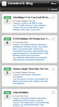 Mobile Screenshot of canada-usblog.com
